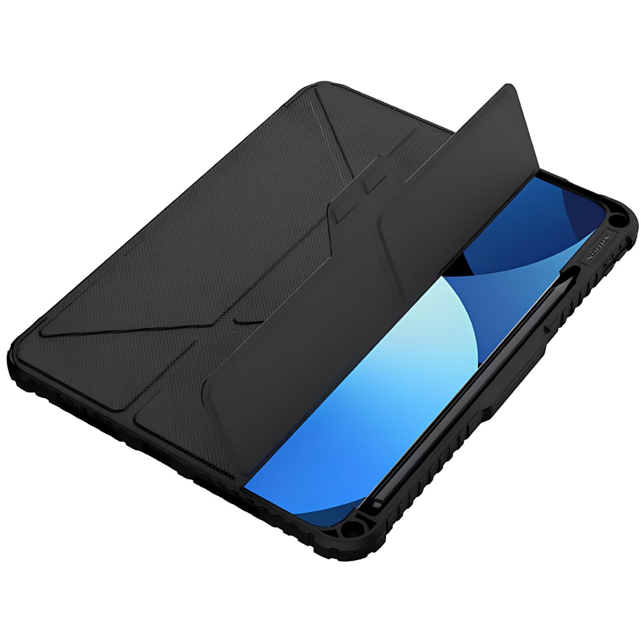 کاور کلاسوری نیمه شفاف آیپد پرو 13 2024 بامپردار نیلکین Bumper Leather Case Pro — تصویر ۴