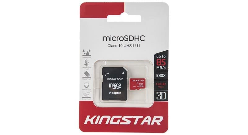 کارت حافظه microSDHC کینگ استار کلاس 10 استاندارد UHS-I U1 سرعت 85MBps همراه با آداپتور SD ظرفیت 32 گیگابایت