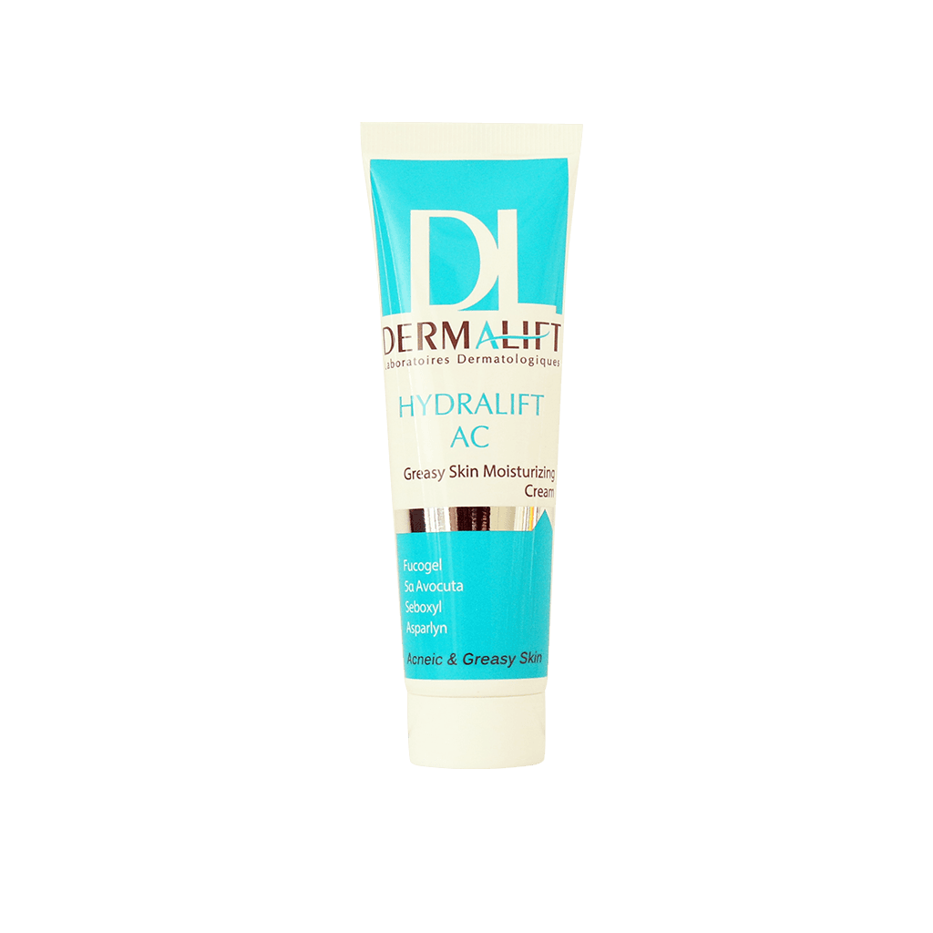 کرم مرطوب کننده پوست چرب هیدرالیفت ای سی درمالیفت (Dermalift) حجم 50mL