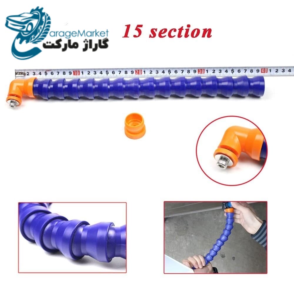 پایه پمپی مفصلی صافکاری مدل 4.5 اینچ همراه با سری توپی 360 درجه — تصویر ۷
