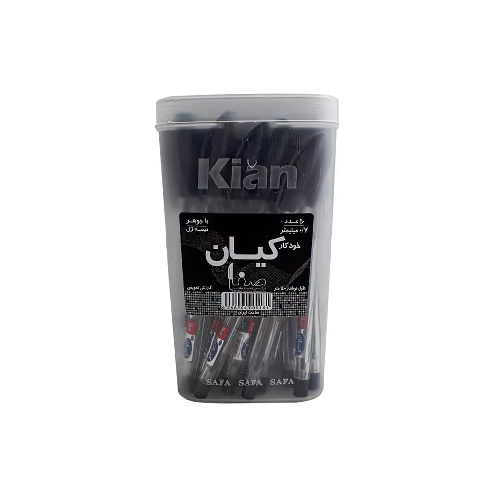 خودکار 50 عددی نوک 0.7 بدنه کریستال کیان
