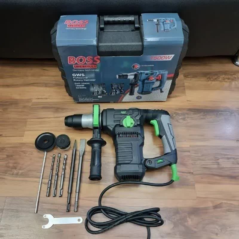 دریل بتن کن ۳۲ میلیمتر چهار شیار باس مدل BS-32g