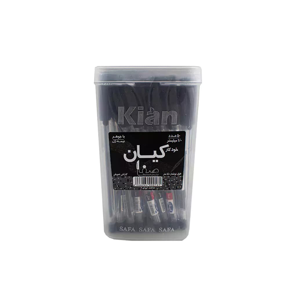 خودکار 50 عددی نوک 1.0میلی متر بدنه کریستال کیان — تصویر ۲