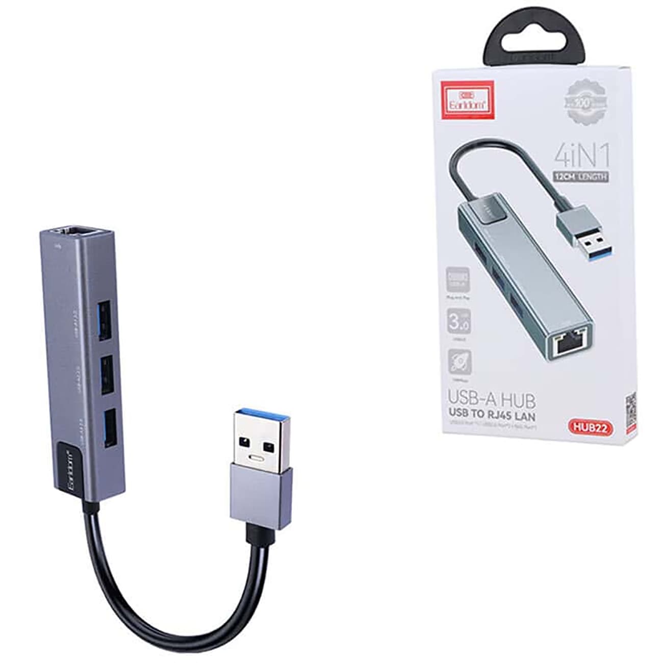 هاب USB 3.0 چهار پورت ارلدام HUB22