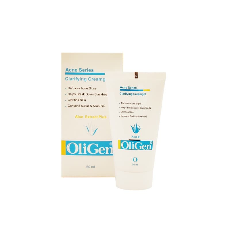 ژل کرم شفاف کننده ضد جوش acne series الی ژن (Oligen) حجم 50mL