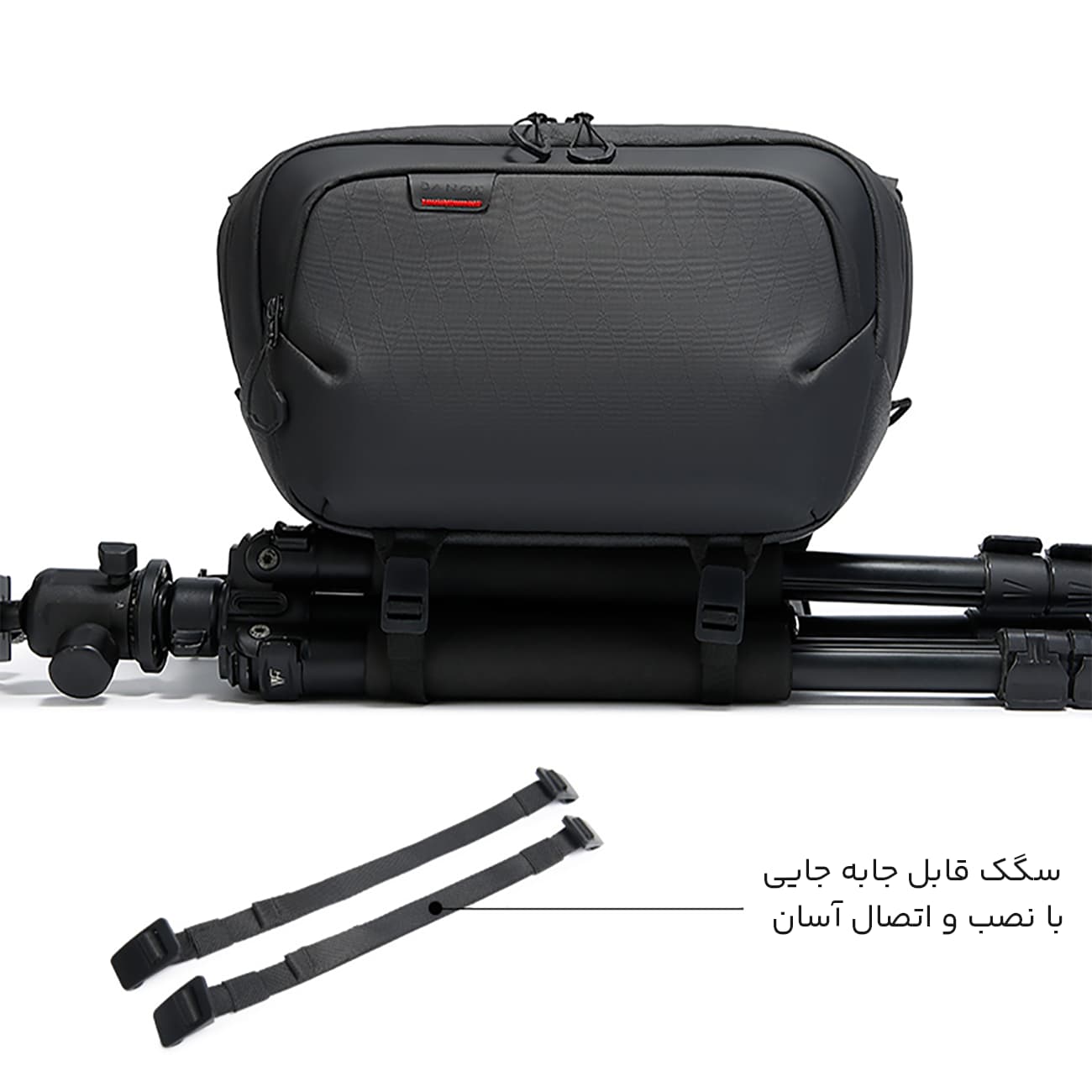 کیف دوربین بنج bang اصل مدل XJ329 دوشی و کراس بادی — تصویر ۶