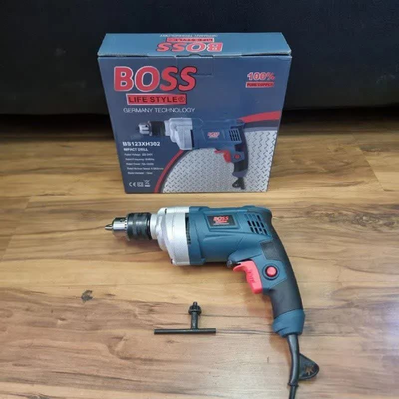 دریل ۱۳ نیم تنه فلزی 1000 وات باس مدل Bs-302