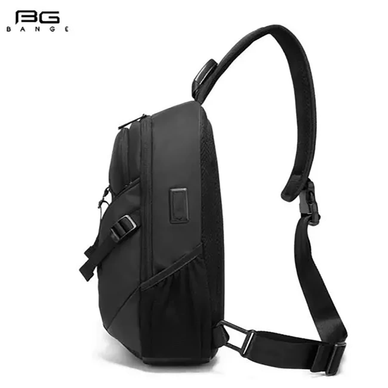 کیف کراس بادی مردانه بنج اصل Bange BG-77120 ضد آب USB دار — تصویر ۶