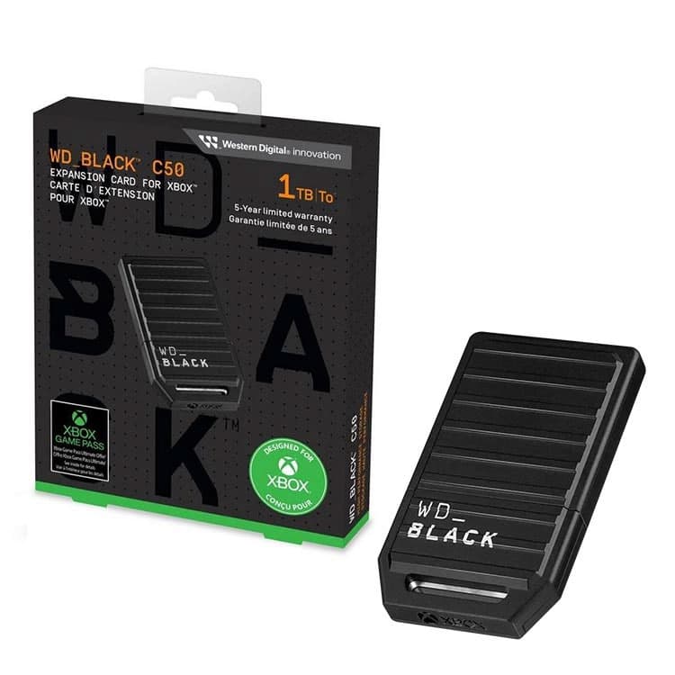 حافظه اس اس دی WD_BLACK C50 مخصوص Xbox – ظرفیت 1TB