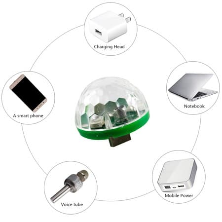 لامپ رقص نوردار USB LED — تصویر ۸