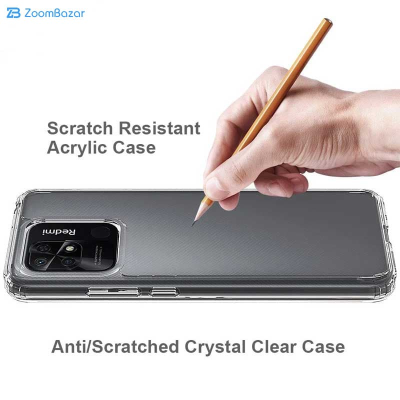 قاب اپیکوی مدل Transparent Clear مناسب برای گوشی موبایل شیائومی Redmi 10C/ Poco C40 — تصویر ۴