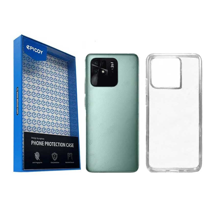 قاب اپیکوی مدل Transparent Clear مناسب برای گوشی موبایل شیائومی Redmi 10C/ Poco C40