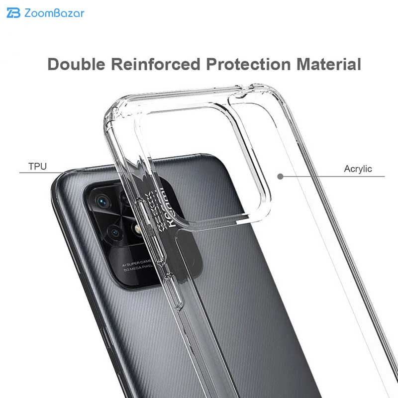 قاب اپیکوی مدل Transparent Clear مناسب برای گوشی موبایل شیائومی Redmi 10C/ Poco C40 — تصویر ۵