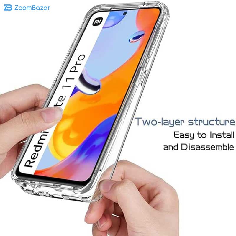 قاب اپیکوی مدل Transparent Clear مناسب برای گوشی موبایل شیائومی Redmi A1 Plus / A2 Plus / Poco C50 — تصویر ۶