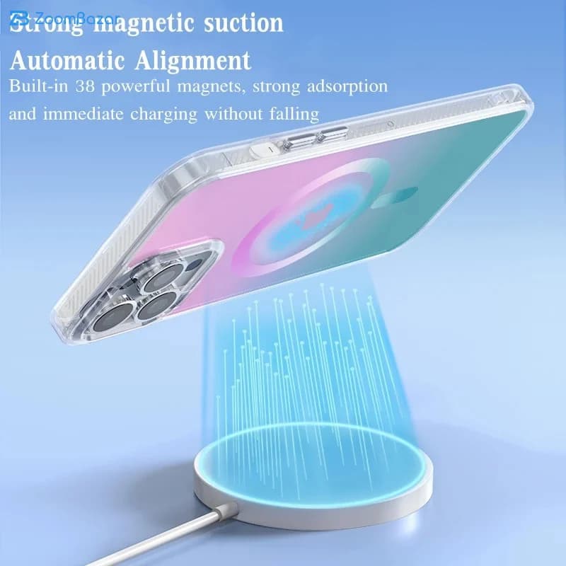 قاب گرین مدل RainBow Magsafe مناسب برای گوشی موبایل اپل iphone 13 pro — تصویر ۱۲