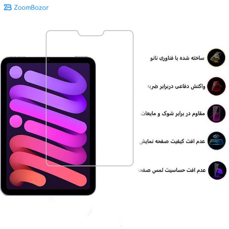 گلس اپیکوی مدل Xundd Axe مناسب برای تبلت اپل iPad mini 6 — تصویر ۵