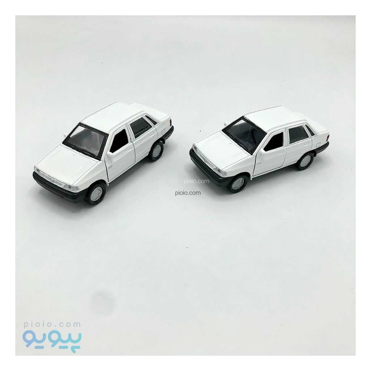 ماشین فلزی پراید سفید طاها تویز آیتم 1507 white — تصویر ۵