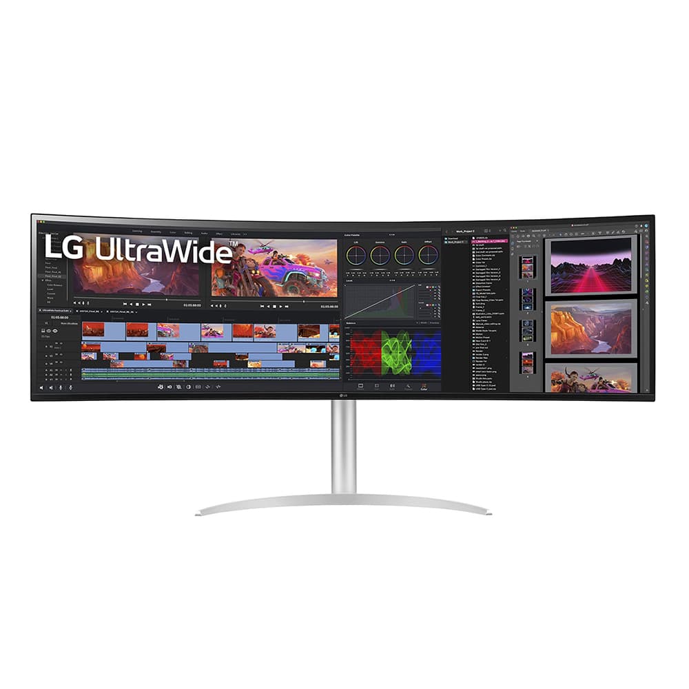 مانیتور گیمینگ ال جی سایز 49 اینچ مدل LG 49WQ95C-W