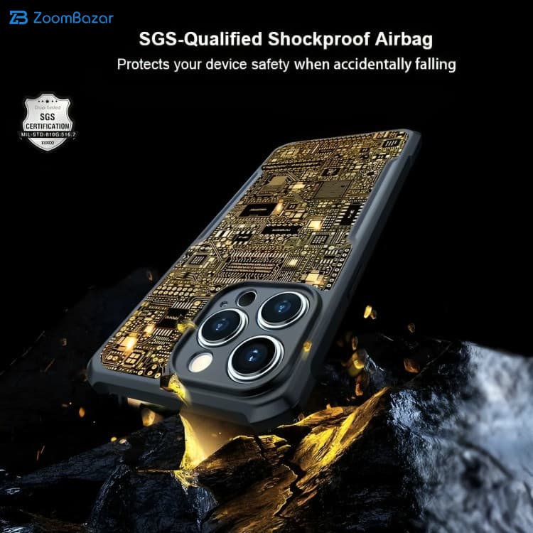 کاور ژاند مدل Xundd Gold مناسب برای گوشی موبایل اپل iPhone 13 Pro Max — تصویر ۵