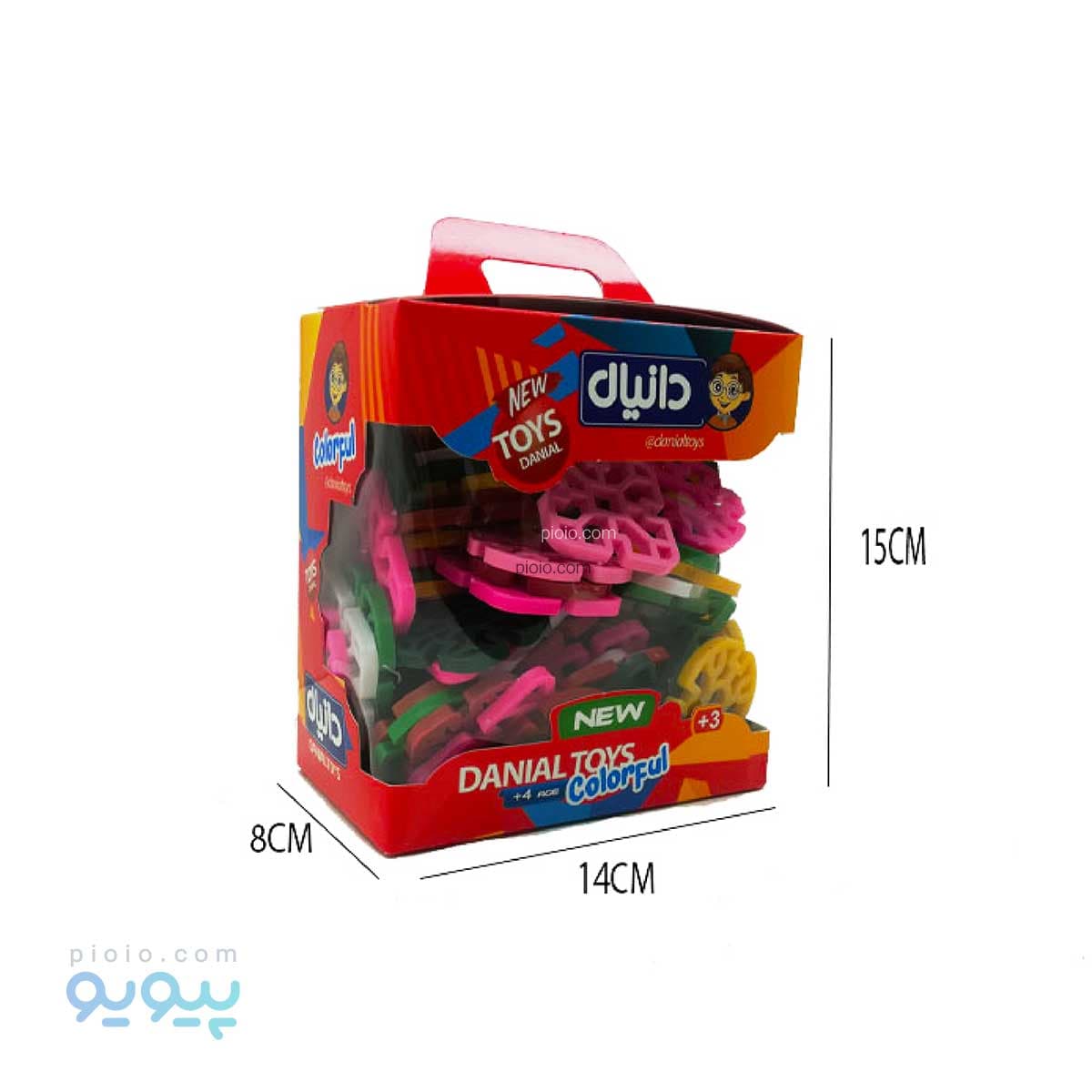 اشکال هندسی 70 قطعه دانیال تویز آیتم lego تک و عمده — تصویر ۳