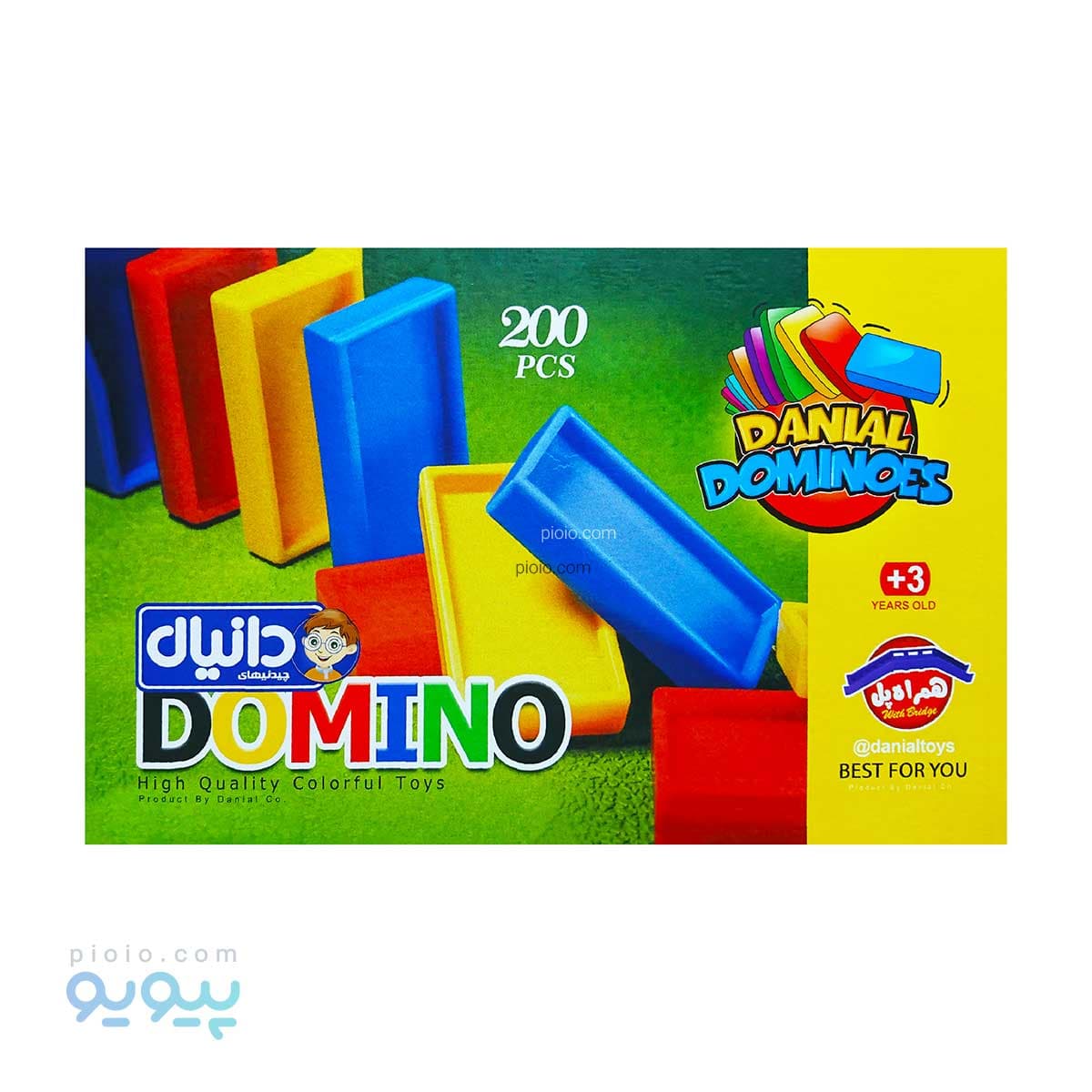 دومینو 200 قطعه برند دانیال تویز آیتم Danial Domino 200 تک و عمده