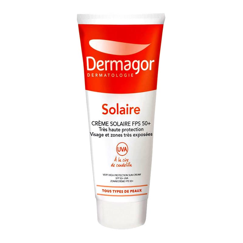 کرم ضد آفتاب رنگی فاقد چربی ۳ در ۱ +SPF50 درماگور