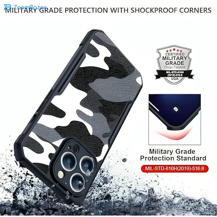 کاور ژاند مدل Xundd Camouflage مناسب برای گوشی موبایل اپل iPhone 13 Pro Max — تصویر ۵