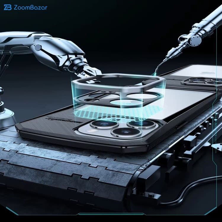 کاور ژاند مدل Cyber مناسب برای گوشی موبایل اپل Iphone 15 Pro Max — تصویر ۶