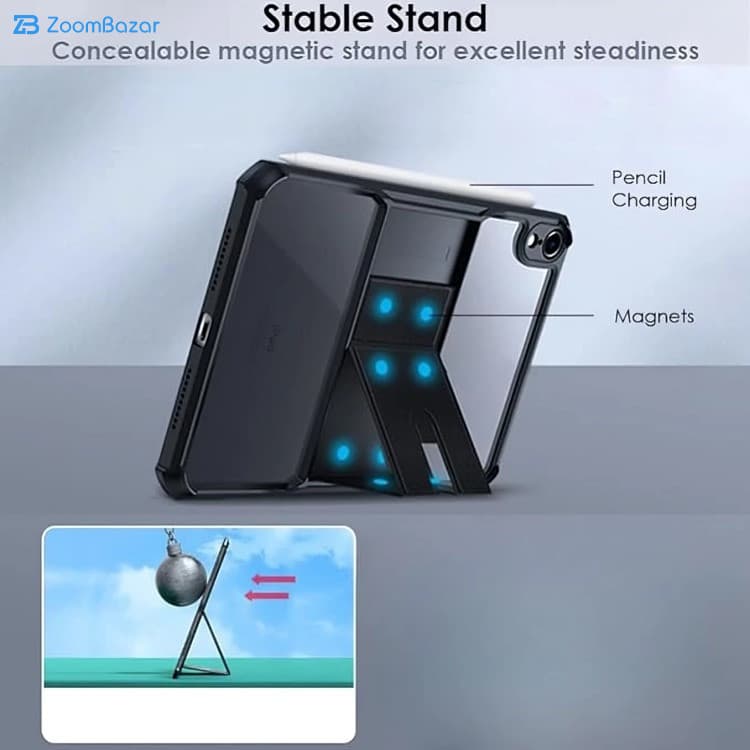 کاور ژاند مدل Stand Holder مناسب برای تبلت اپل iPad mini 6 — تصویر ۴