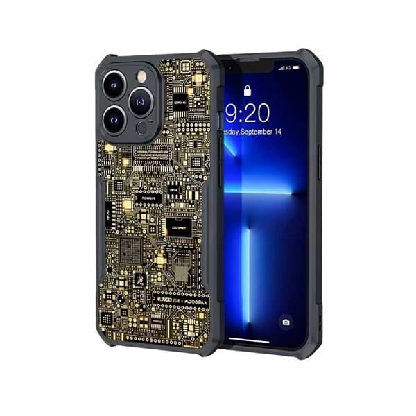 کاور ژاند مدل Gold مناسب برای گوشی موبایل اپل iPhone 13 Pro max