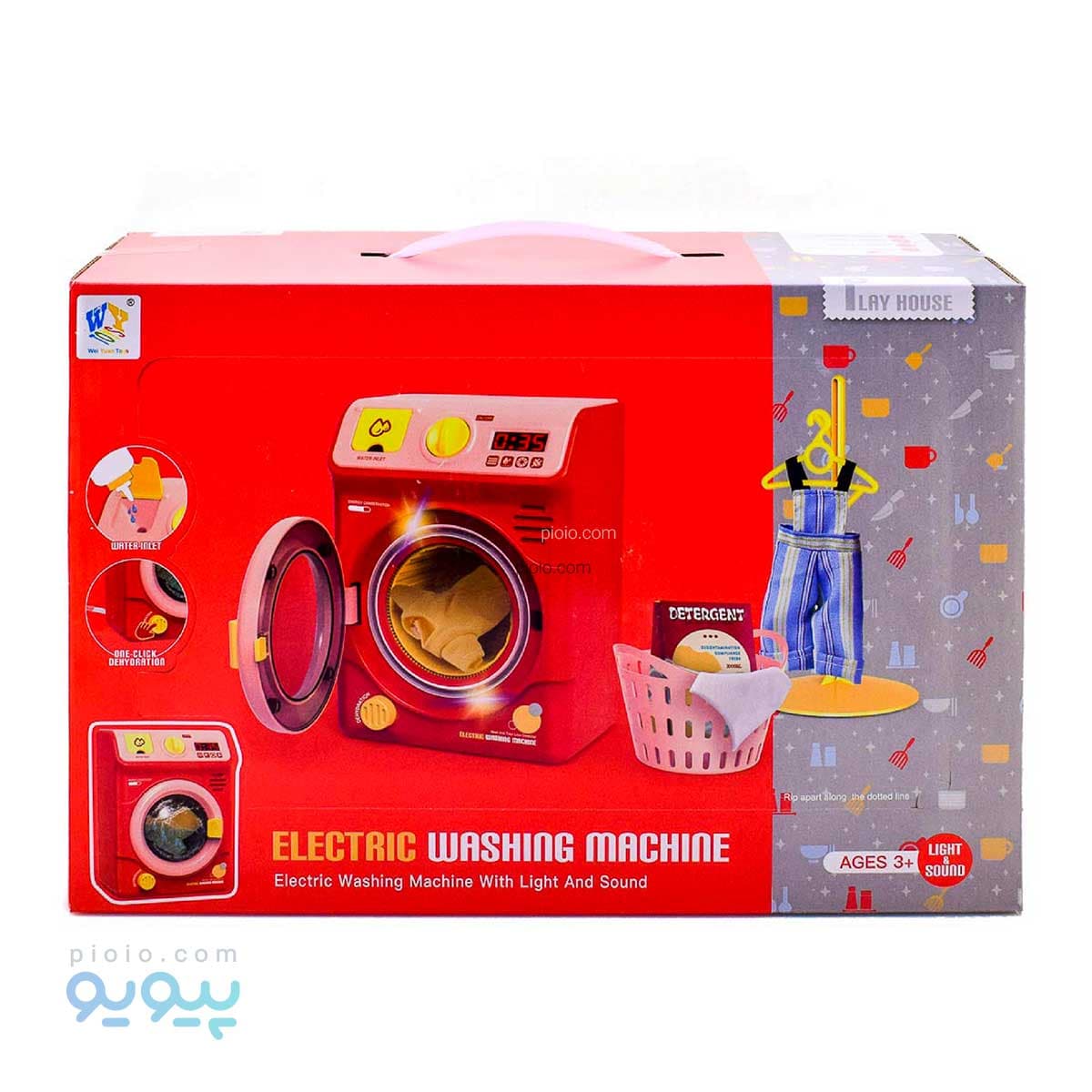 اسباب بازی ماشین لباسشویی آیتم 1-402 عمده و کارتنی — تصویر ۴