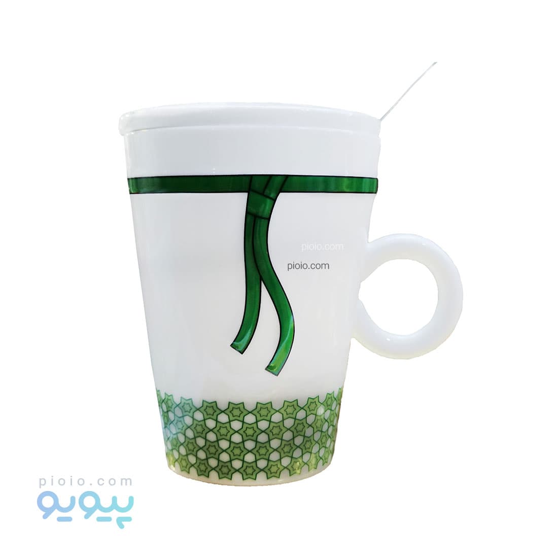 ماگ چینی قاشق دار طرح ستاره عمده وکارتنی — تصویر ۲