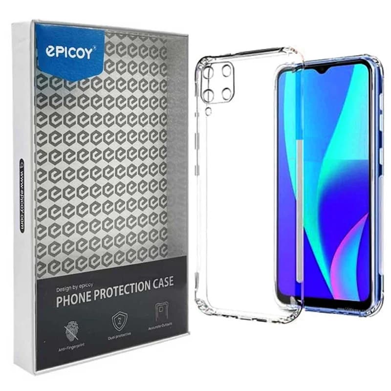 قاب اپیکوی مدل Transparent Clear مناسب برای گوشی موبایل سامسونگ Galaxy A12 4G / A12 5G / M12 / F12 — تصویر ۹