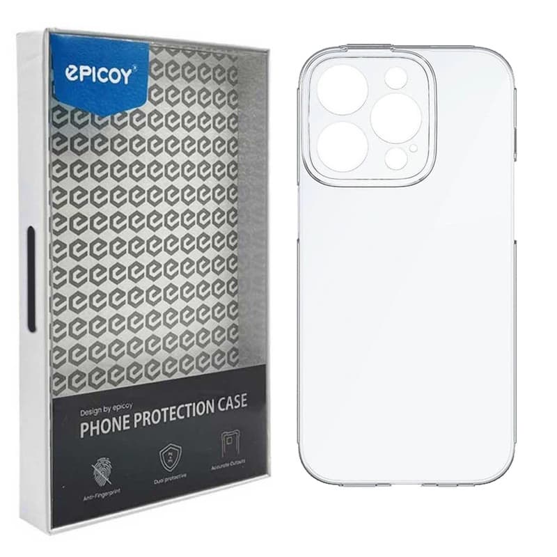 قاب اپیکوی مدل Transparent Clear مناسب برای گوشی موبایل اپل iPhone 15 Pro