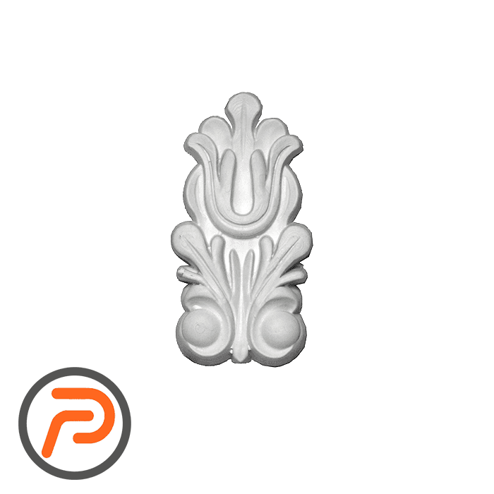 گل تزئینی طرح منبت pvc کد 403 K — تصویر ۲