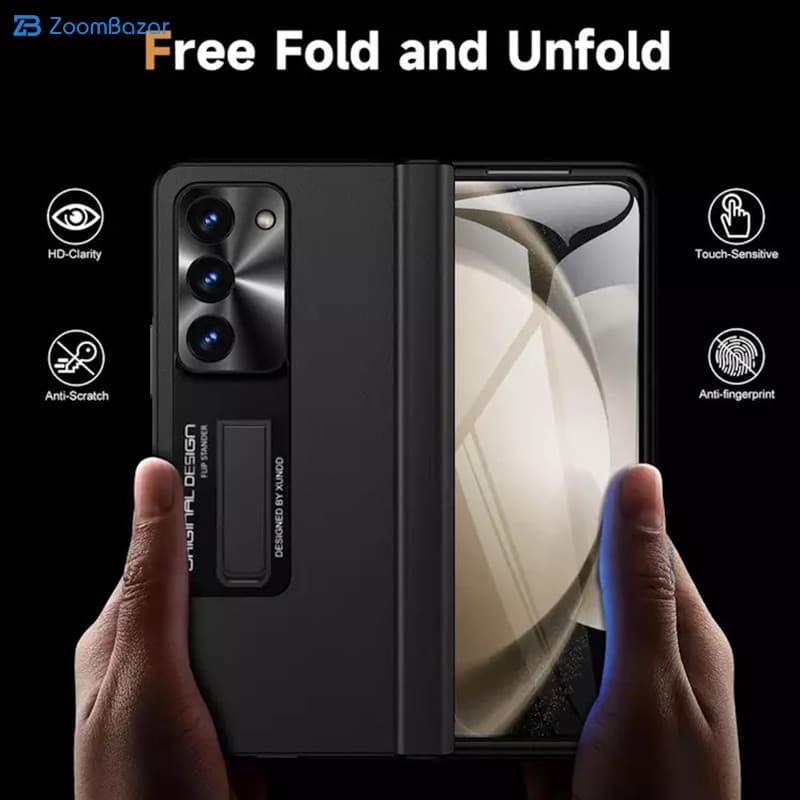 قاب اپیکوی مدل Xundd Leather مناسب برای گوشی موبایل سامسونگ Galaxy Z Fold 6 — تصویر ۳