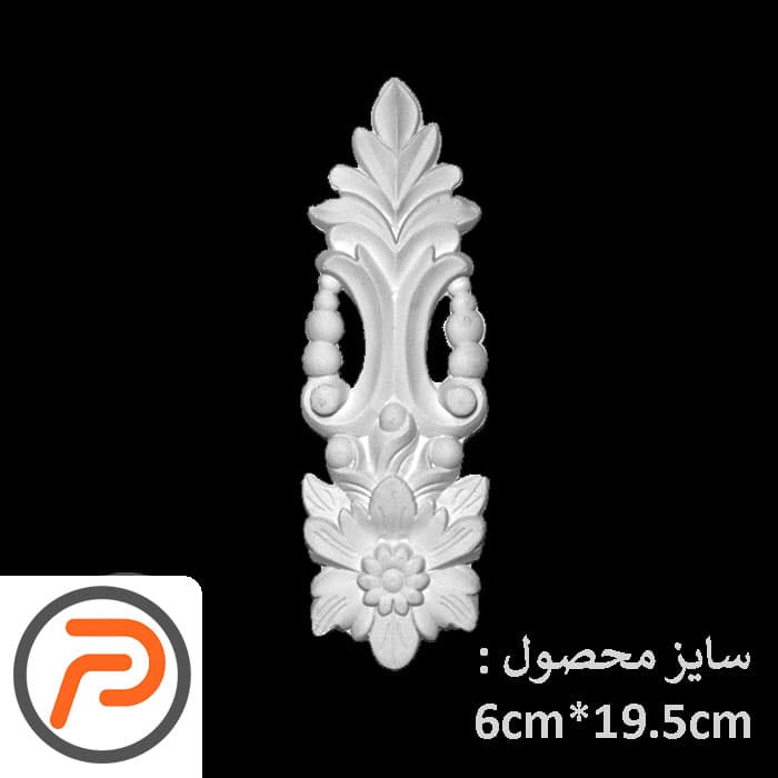 گل تزئینی طرح منبت pvc کد 503
