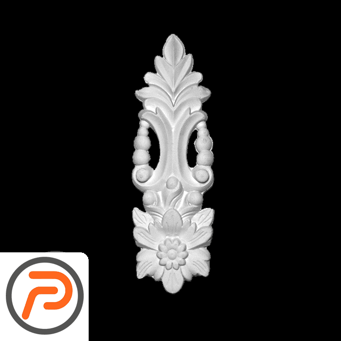 گل تزئینی طرح منبت pvc کد 503 — تصویر ۴