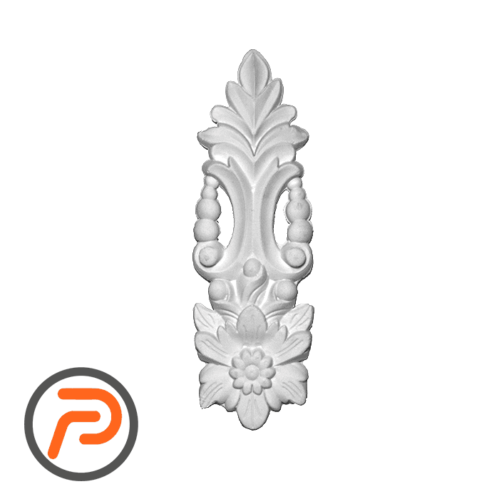 گل تزئینی طرح منبت pvc کد 503 — تصویر ۲