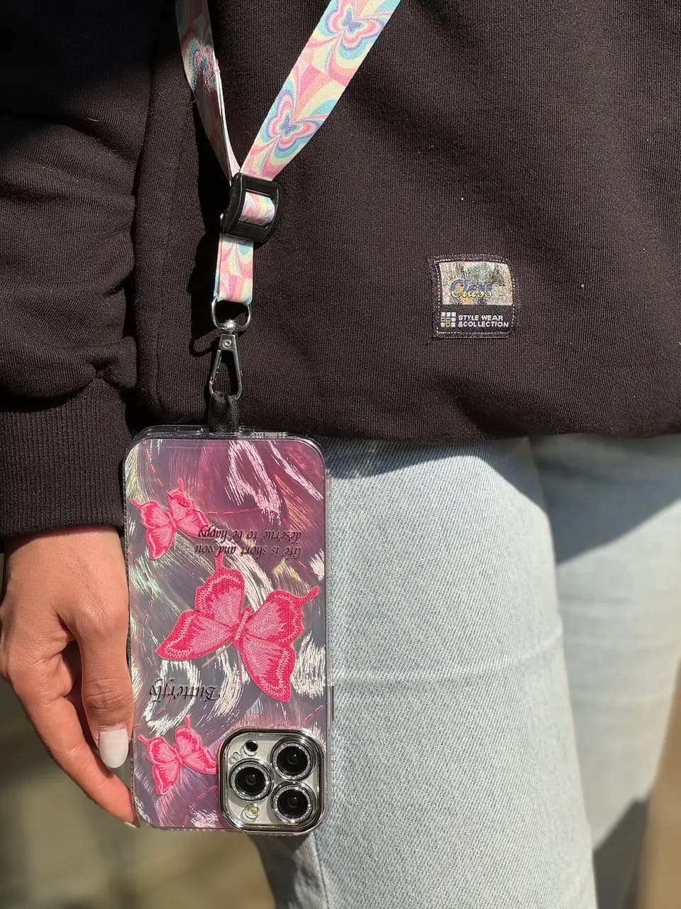 قاب Pink Butterfly (کدC1660) — تصویر ۵