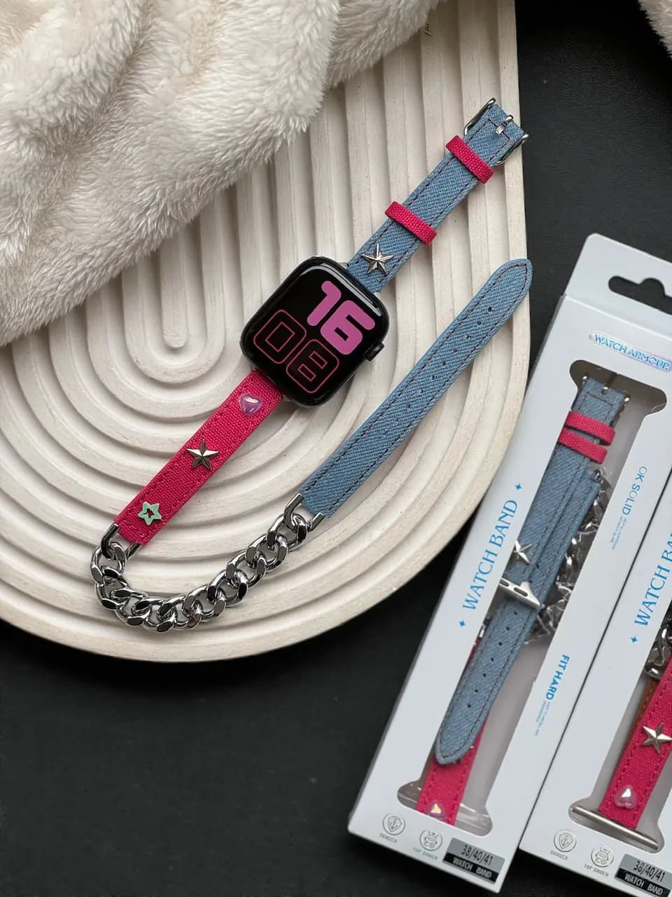 بند اپل واچ کارتیر جین Jean Cartier (کدw5012) — تصویر ۲