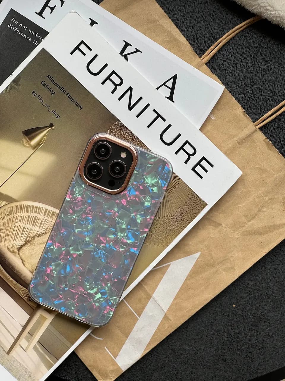 قاب Gold Camera یخی (کدC1556) — تصویر ۲