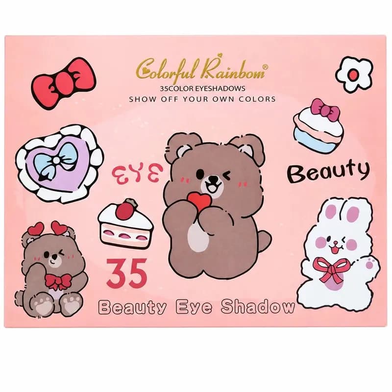 پالت سایه چشم کالرفول رینبو مدل CuteBear — تصویر ۲
