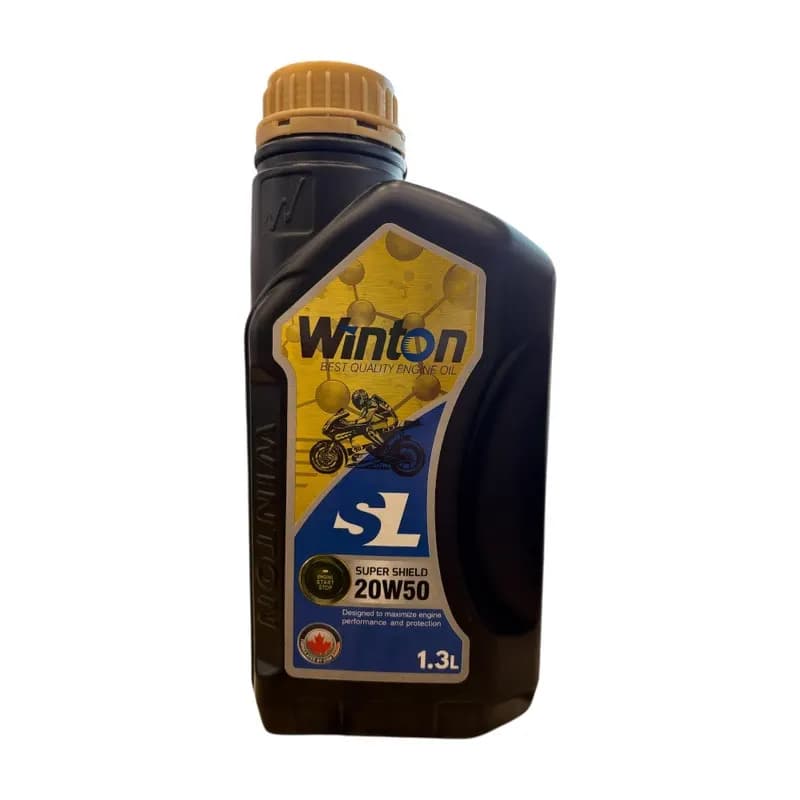 روغن موتور سیکلت تمام سنتتیک وینتون مدل SL 20W-50 حجم 1.3 لیتر — تصویر ۲