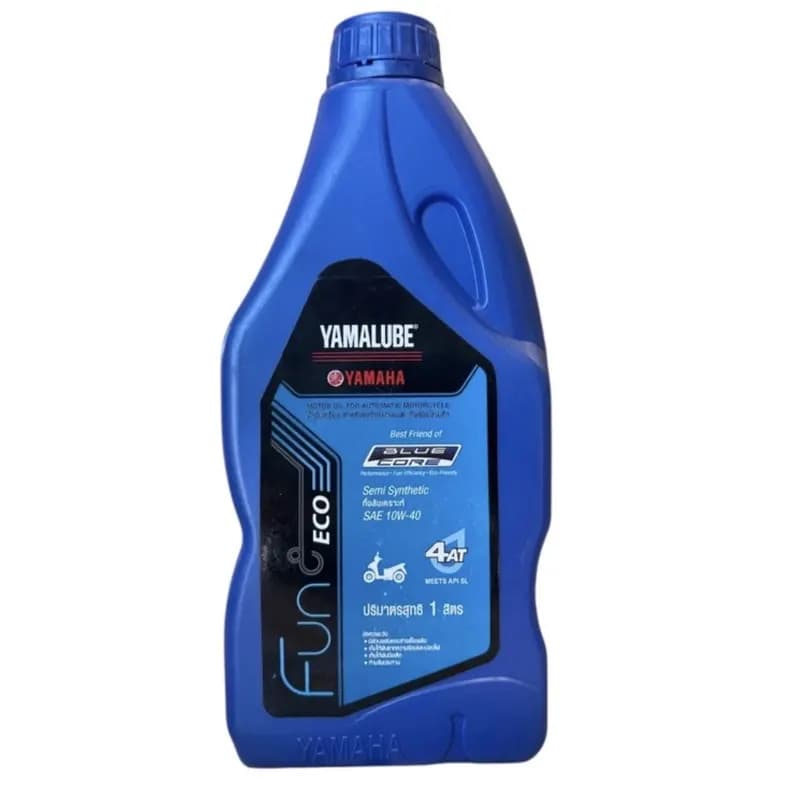 روغن موتور سیکلت نیمه سنتتیک یامالوب مدل SL 10W-40 حجم 1 لیتر