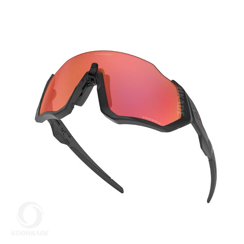 عینک OAKLEY سه لنز FLIGHT JAKET OAKLEY GOLD Black — تصویر ۵