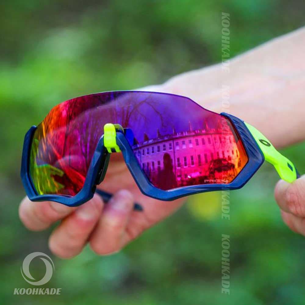 عینک OAKLEY لنز FLIGHT JAKET OAKLEY Black Green — تصویر ۲