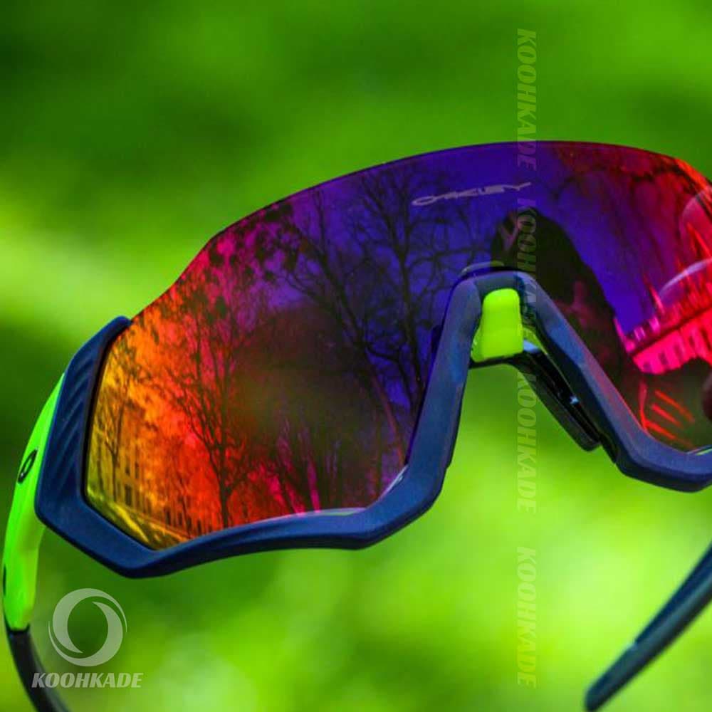 عینک OAKLEY لنز FLIGHT JAKET OAKLEY Black Green — تصویر ۶