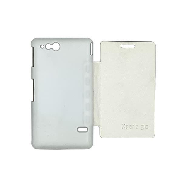 کیف گوشی فلیپ کاور سونی Xperia Go – سفید
