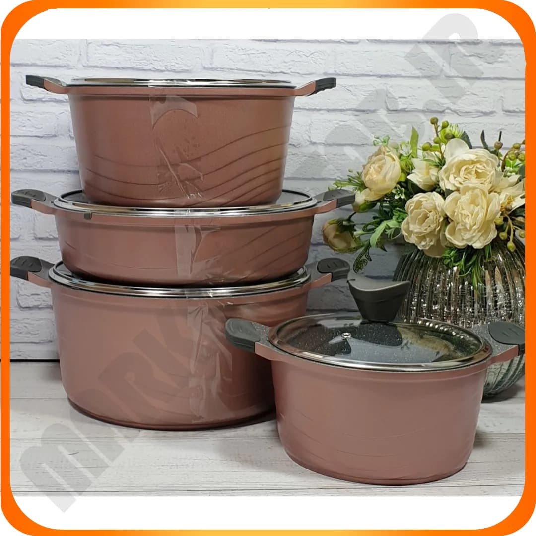 سرویس 10 پارچه گرانیت خاکستری رزگلد اوشن کاندید